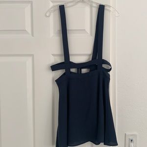 Overall skirt dress -urban outfitters